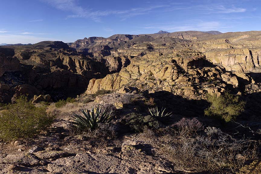 Fish Creek West Overlook, Apache Trail, January 9, 2013